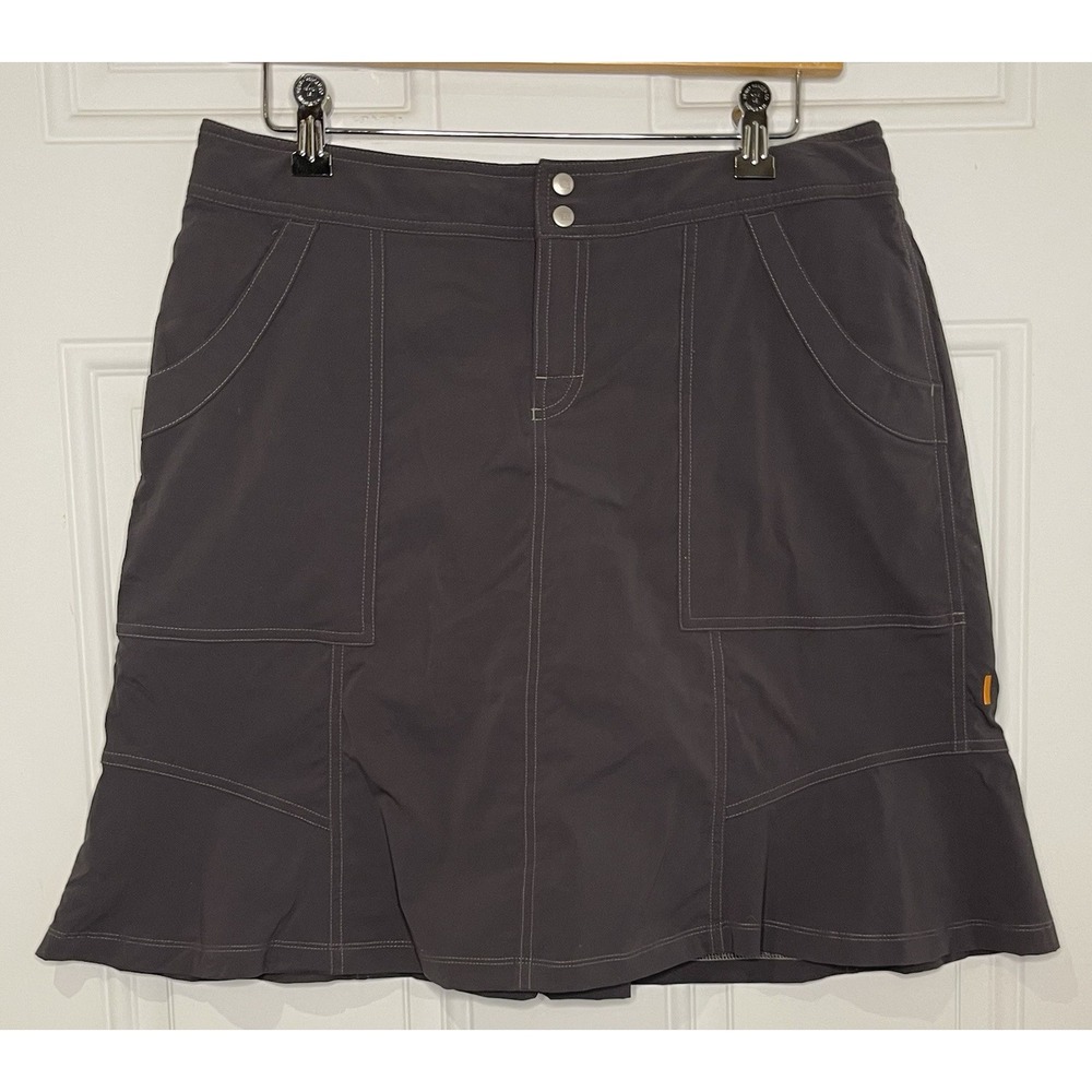 Lucy Activewear Skort Women's Medium Gray Built In Shorts Pockets Golf Tennis
